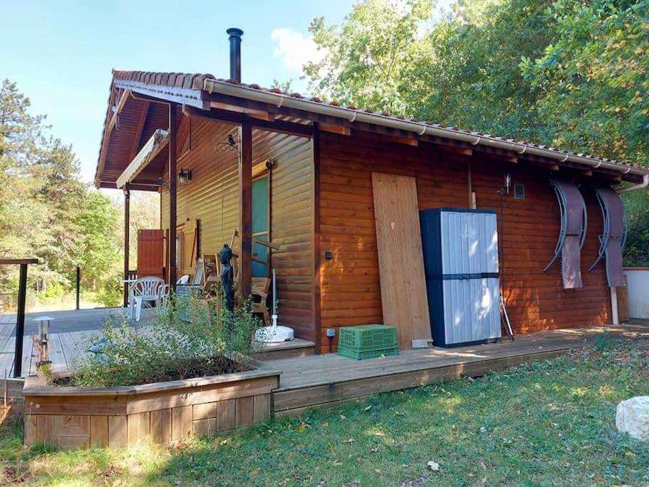 Chalet Au Milieu De La Foret Avec Lac A Proximite Layrac Bagian luar foto
